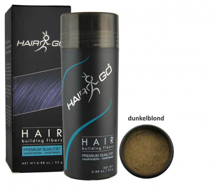 HAIR&GO, Streuhaar, dunkelblond 25 gr