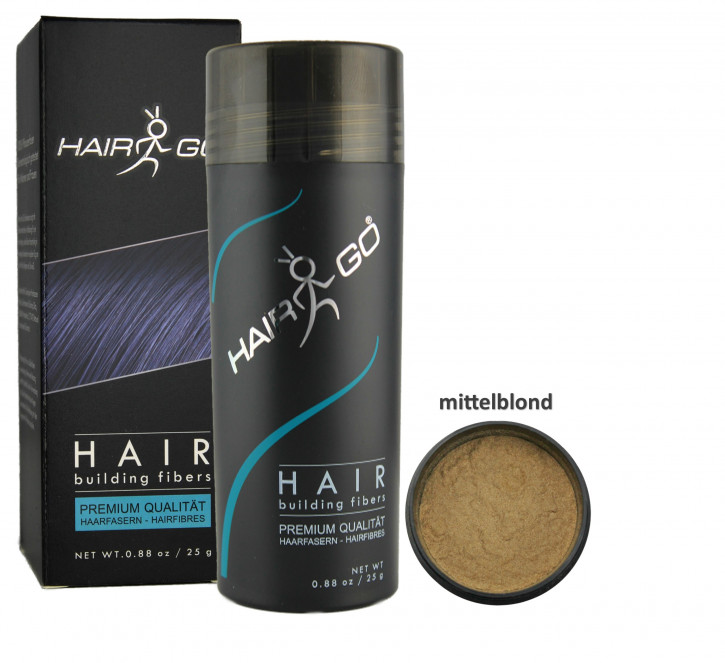 HAIR&GO, Streuhaar, mittelblond 25 gr