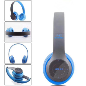 Kopfhöhrer Bluetooth Blau